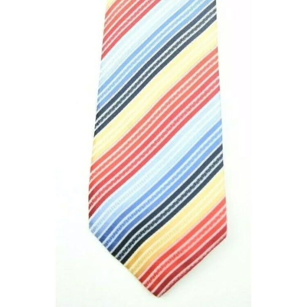 Giorgio Armani Colorful Diagonal Striped Tie